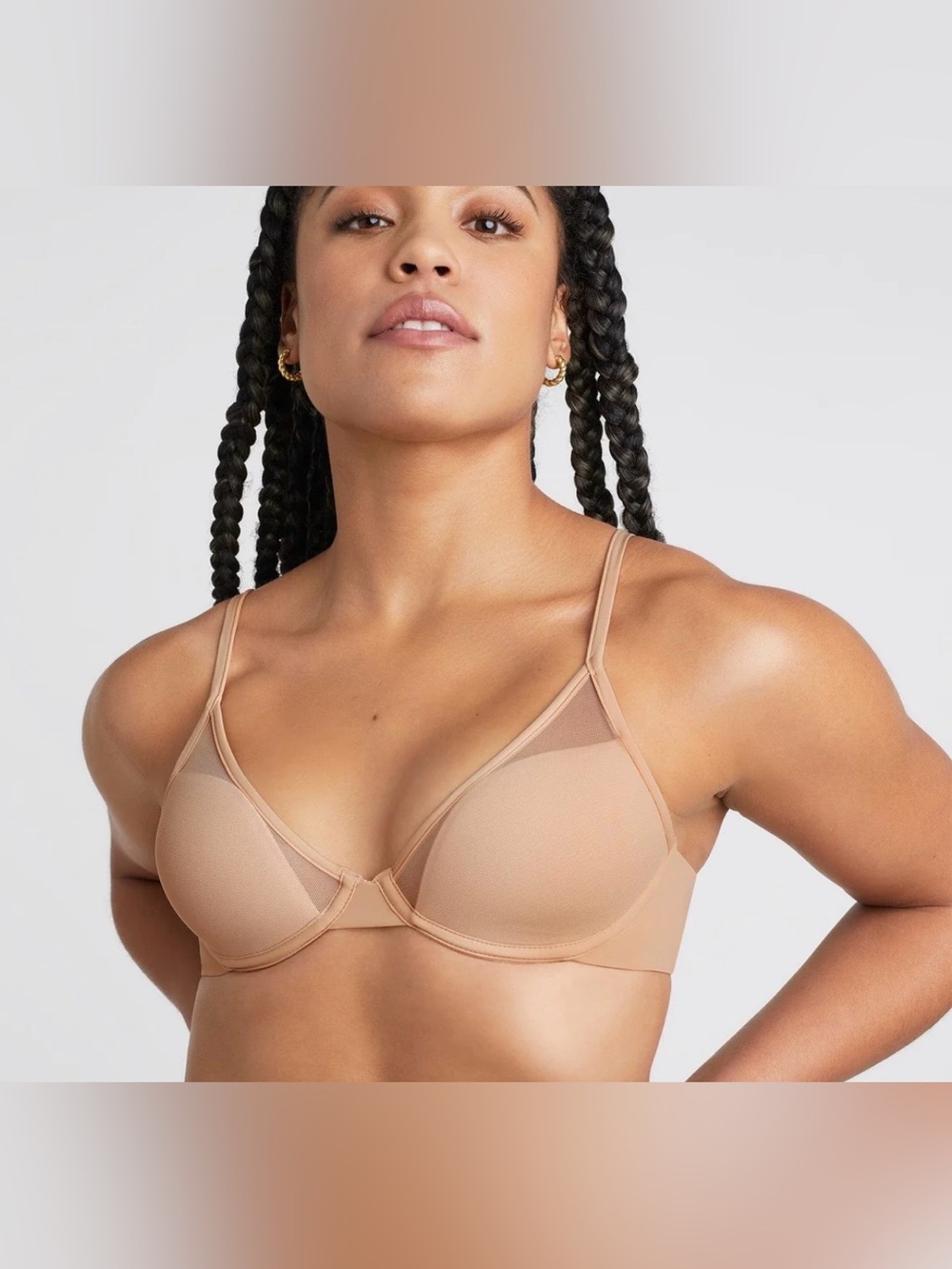 Women’s Pepper Classic All You Bra in Sienna Rose 38B gap free fit 174794